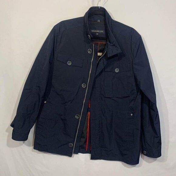Mens BOULEVARD CLUB jacket. Navy blue. Size medium. Water resistant. New conditi - Picture 2 of 10